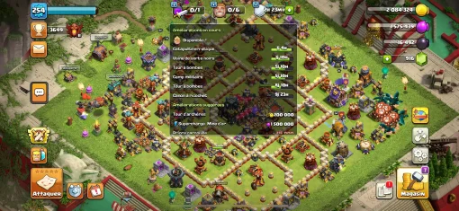 Acheter compte clash of clans