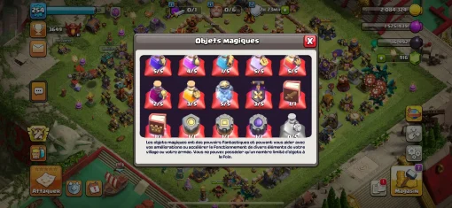 Acheter compte clash of clans