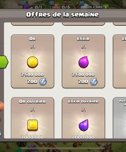 Acheter compte clash of clans