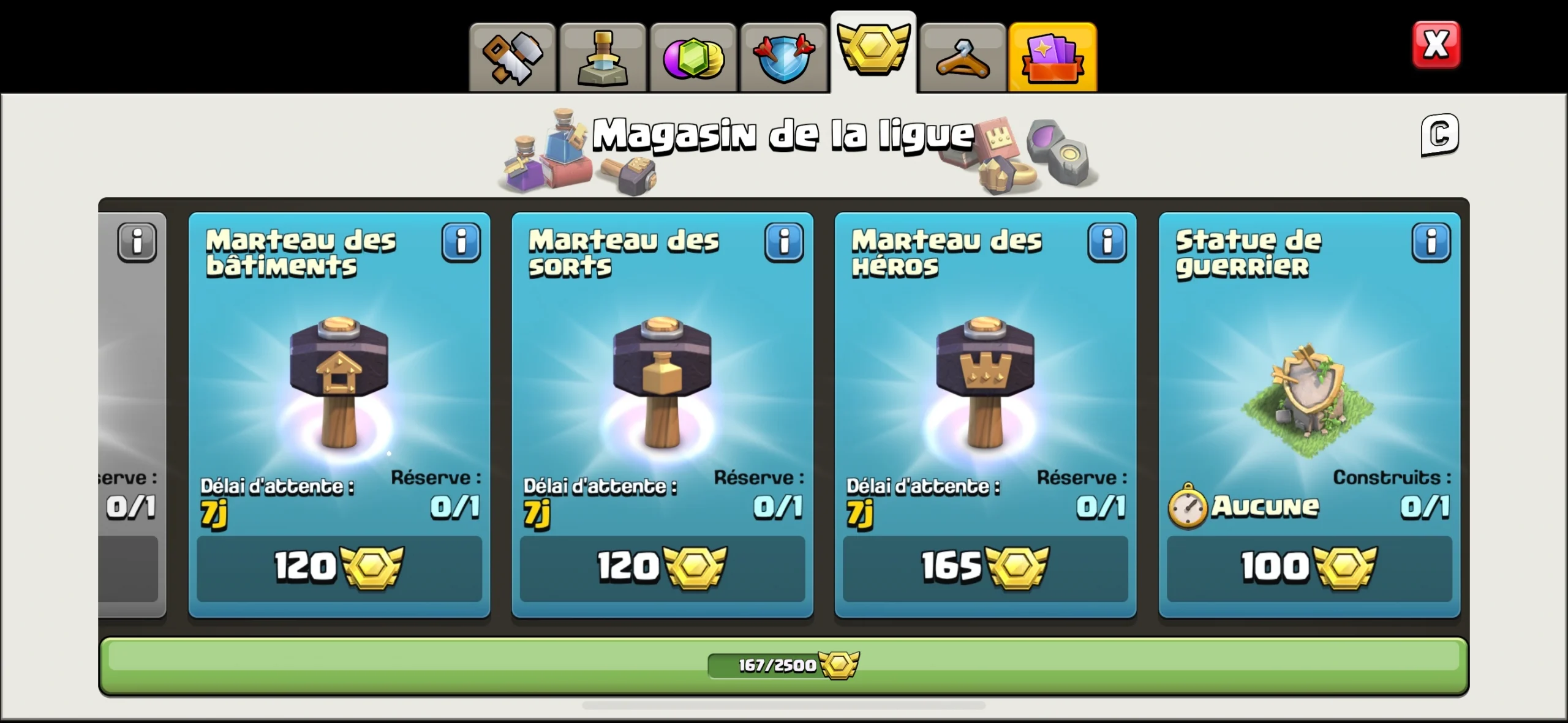 Acheter compte clash of clans