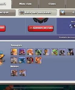 vendre compte clash of clans