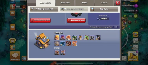 vendre compte clash of clans