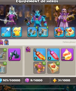 vendre compte clash of clans