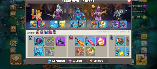 vendre compte clash of clans