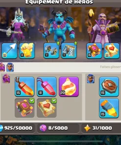 vendre compte clash of clans