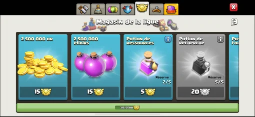 vendre compte clash of clans