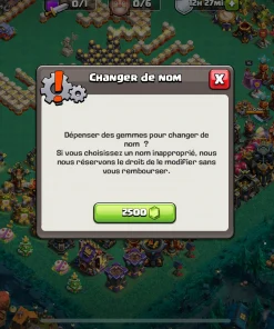 vendre compte clash of clans