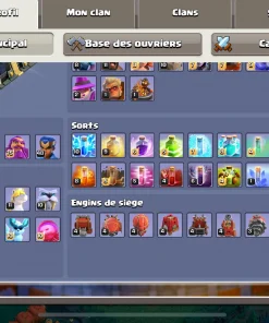 vendre compte clash of clans