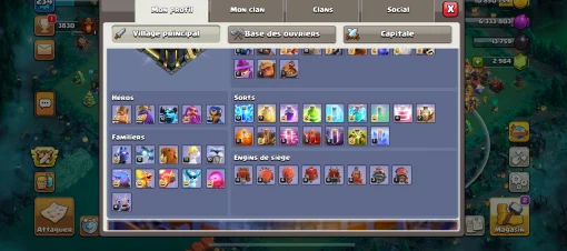 vendre compte clash of clans