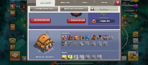 vendre compte clash of clans