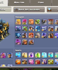 Vendre compte clash of clans