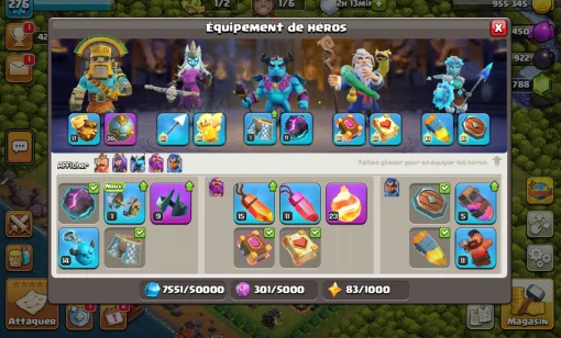 Vendre compte clash of clans