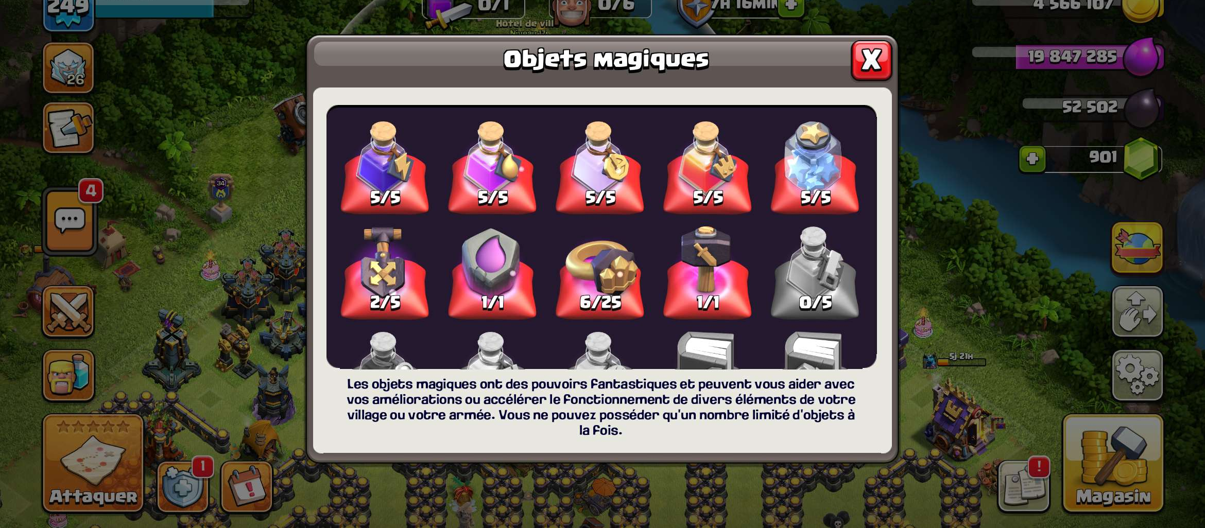 Vendre compte clash of clans
