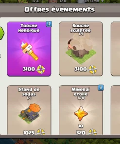 Vendre compte clash of clans