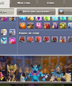 Vendre compte clash of clans