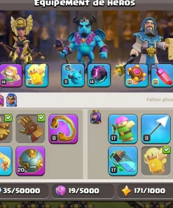 Vendre compte clash of clans