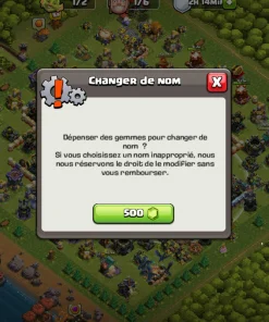 Vendre compte clash of clans