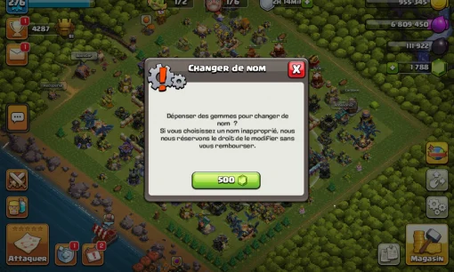 Vendre compte clash of clans