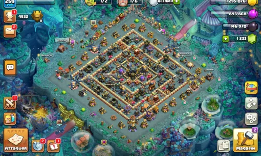 Compte clash of clans a vendre