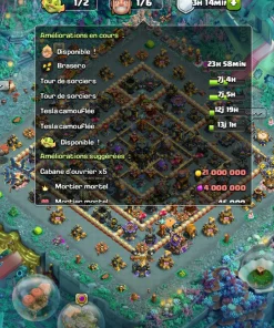 Compte clash of clans a vendre