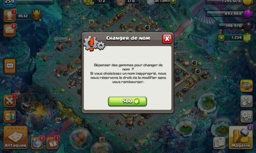 Compte clash of clans a vendre
