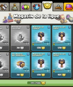 Compte clash of clans a vendre