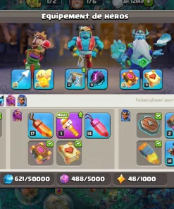 Compte clash of clans a vendre