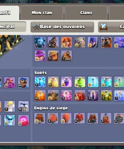 Compte clash of clans a vendre