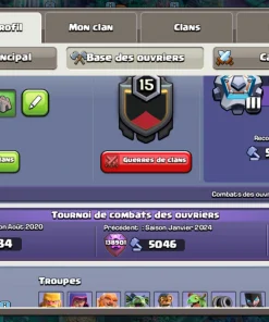Compte clash of clans a vendre