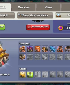 Compte clash of clans a vendre