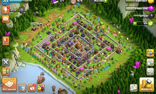Vendre compte clash of clans