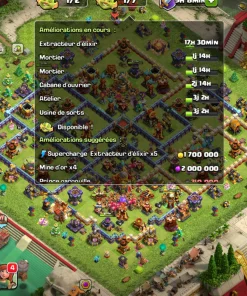 Vendre compte clash of clans