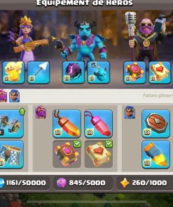 Vendre compte clash of clans
