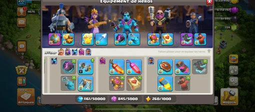 Vendre compte clash of clans