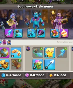Vendre compte clash of clans