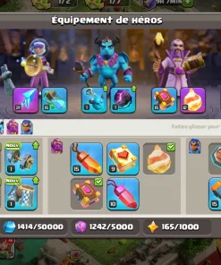 Vendre compte clash of clans