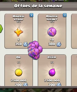 Vendre compte clash of clans