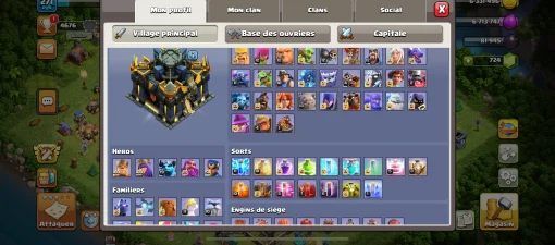 Vendre compte clash of clans