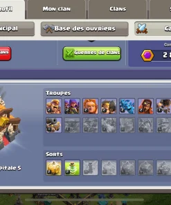 Vendre compte clash of clans