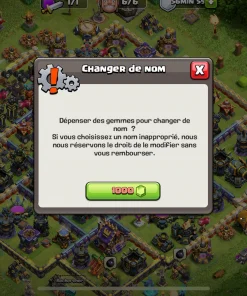 Vendre compte clash of clans