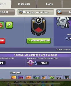 Vendre compte clash of clans