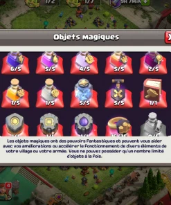 Vendre compte clash of clans