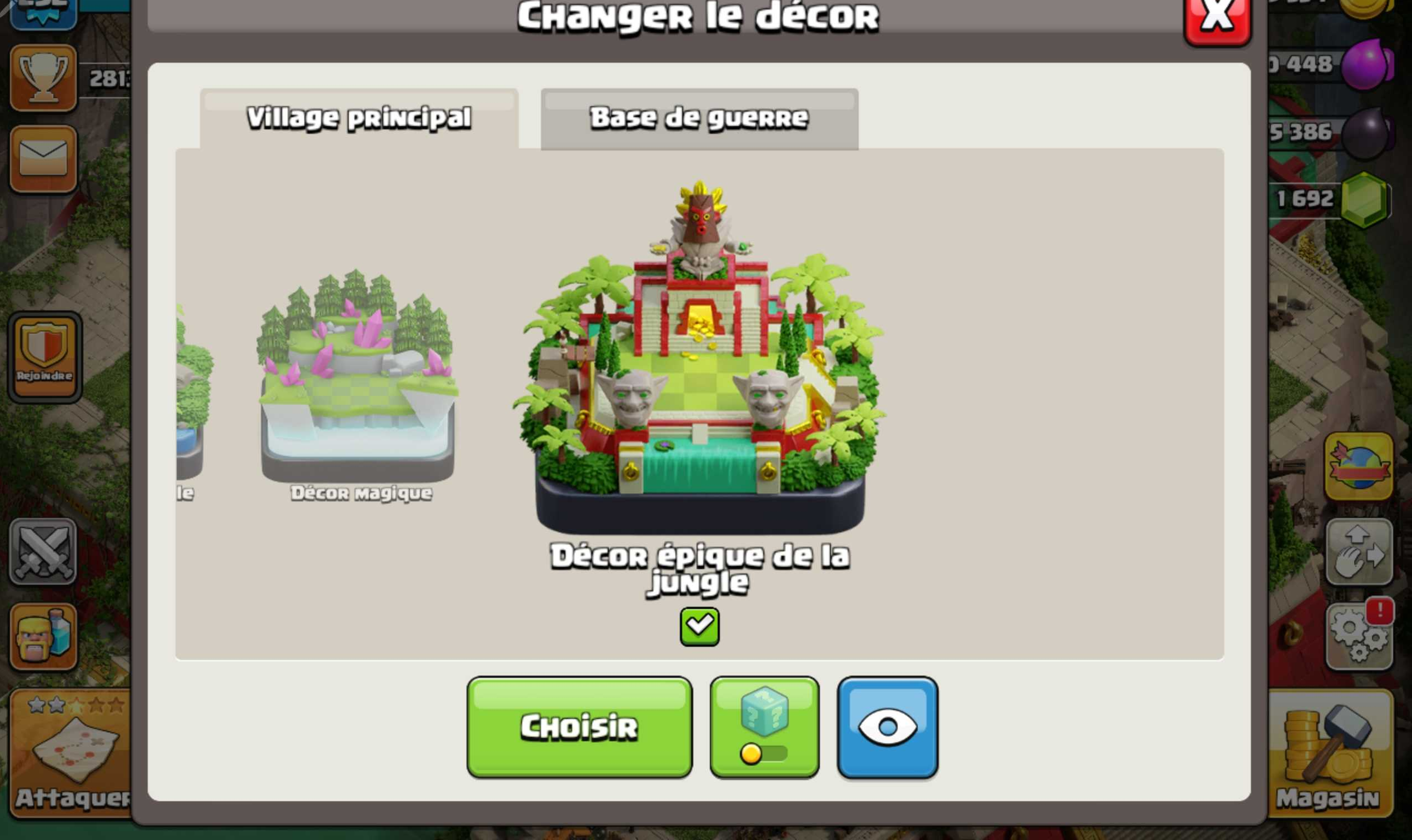 Vendre compte clash of clans