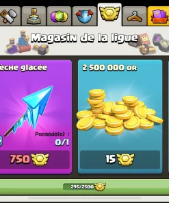 Vendre compte clash of clans