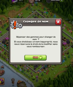 Vendre compte clash of clans