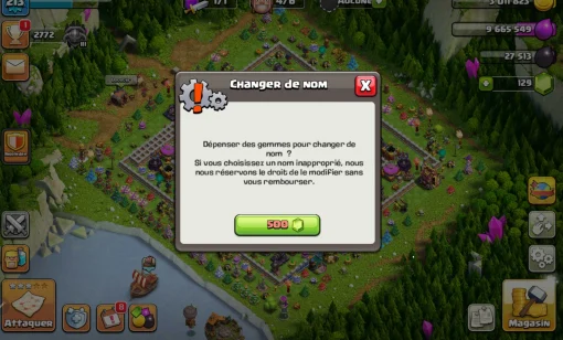 Vendre compte clash of clans