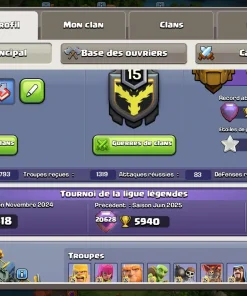 Achat compte clash of clans