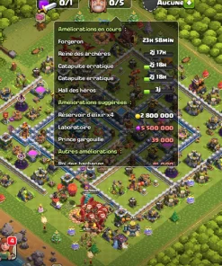 Achat compte clash of clans