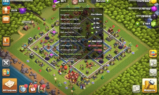 Achat compte clash of clans