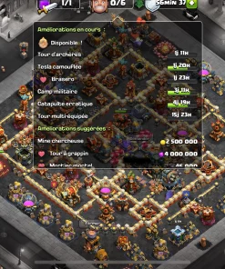 Achat compte clash of clans